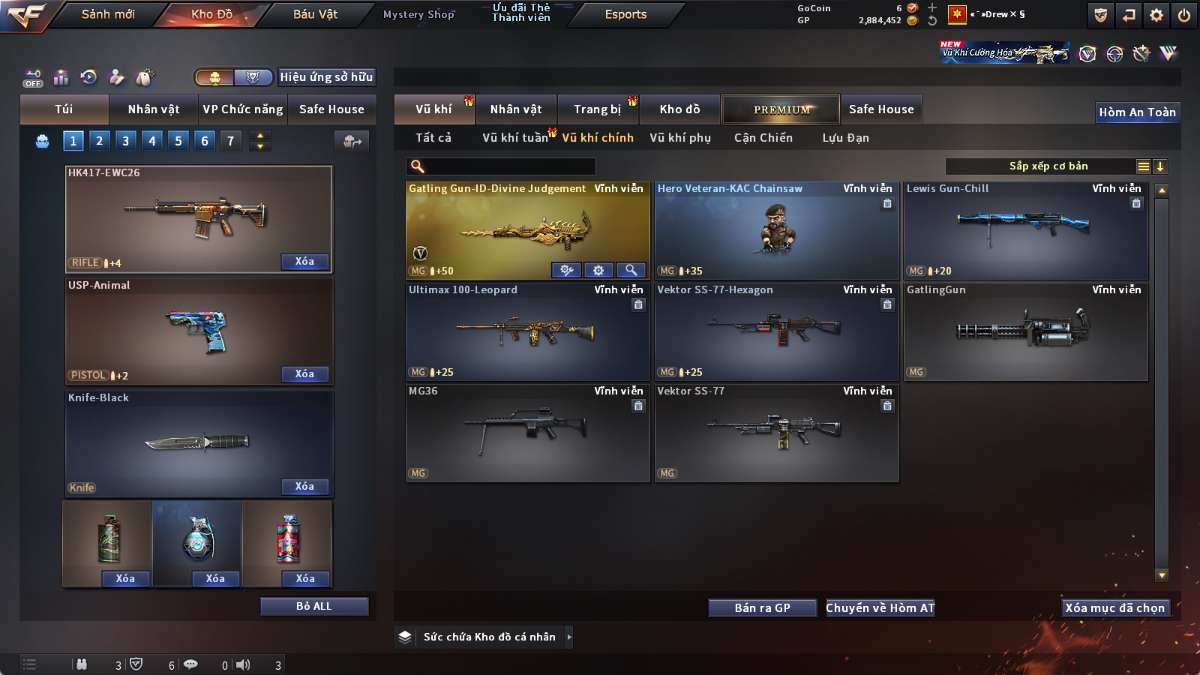 shop acc cf uy tin gia re